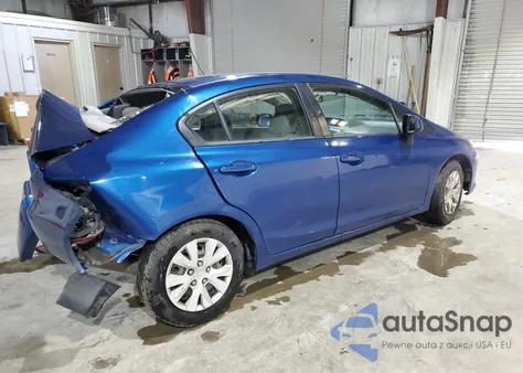 2012 Honda Civic Lx из США, поврежденный, VIN 19XFB2F57CE341345